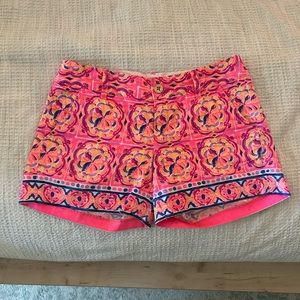 Lilly Pulitzer The Callahan shorts size 4- Pink Fusion Rock House
